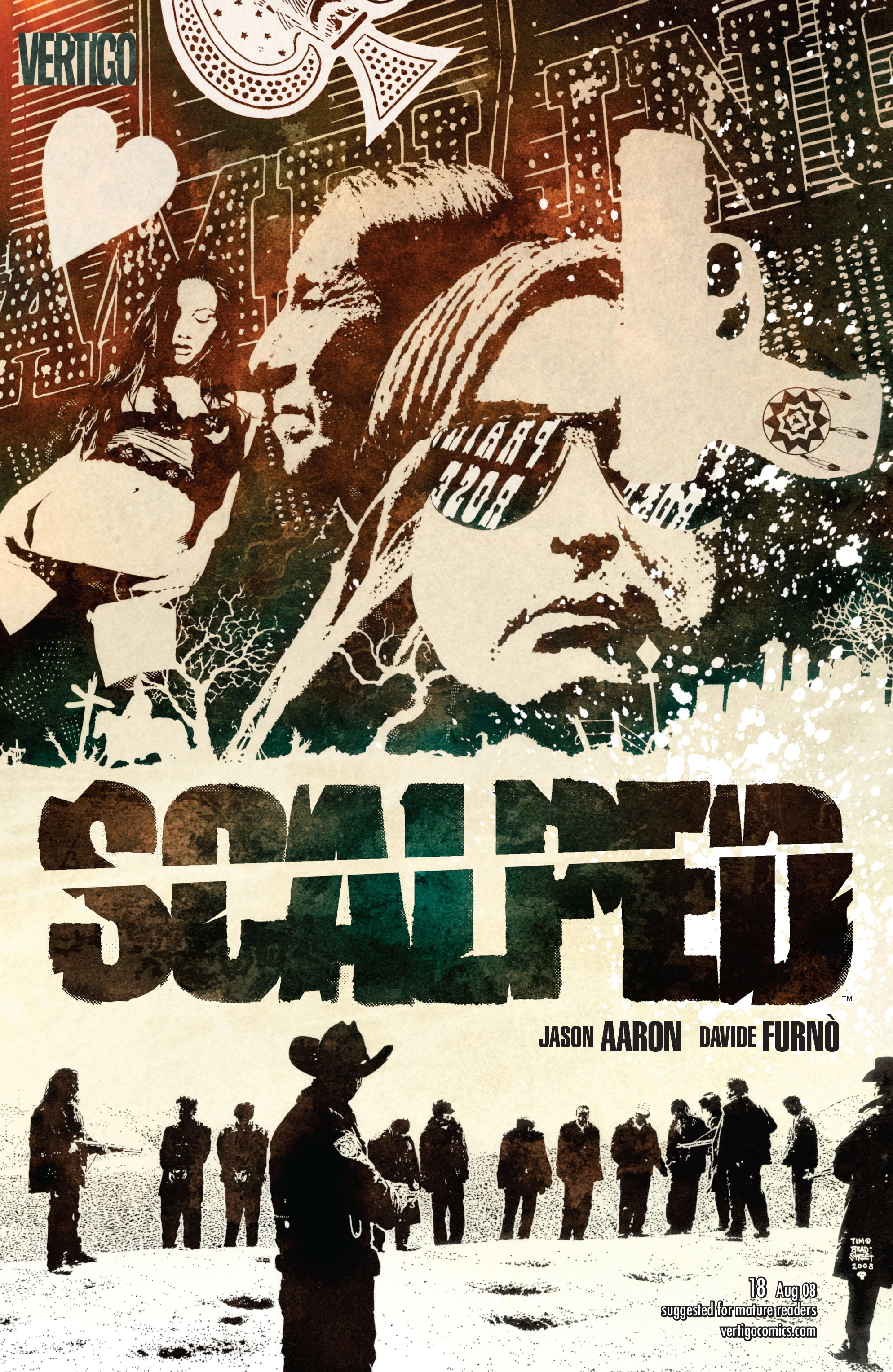 Scalped #18 (DC, 2008 — Cover A) cover